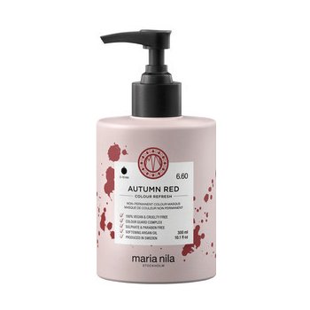 Maria Nila Colour Refresh Autumn Red 6.60 maska s barevnými pigmenty 300 ml