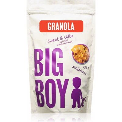 Big Boy Proteinová granola Sweet and Salty granola příchuť Salted Caramel 360 g – Zboží Dáma