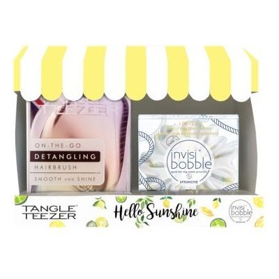 Tangle Teezer Hello Sunshine Set - Kartáč na vlasy + gumička do vlasů Dárková sada – Hledejceny.cz