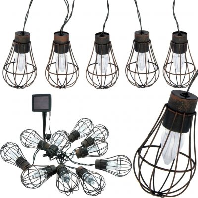 Polux LED Solární venkovní řetěz 10xLED 1xAAA 4,8 m IP44 SA1249 – Zboží Dáma