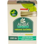 AbellA Premium ECO Vatové tyčinky box, 200 ks – Zboží Dáma