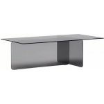 Kave Home Zaren 120 x 60 cm šedý sklo – Sleviste.cz