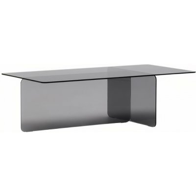 Kave Home Zaren 120 x 60 cm šedý sklo – Sleviste.cz