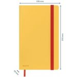 Leitz Poznámkový sešit "Cosy Soft Touch" matně žlutá čtverečkovaný A5 tvrdé desky 80 listů – Zboží Dáma