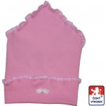 Bavlněný elastický šátek s volánkem Dětský svět sv.růžový – Zboží Mobilmania