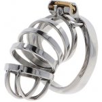 Hidden Desire Extreme Chastity Cock Cage Metal, kovový pás cudnosti pro muže 60 mm – Zboží Dáma