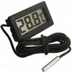 Hoříme.cz Hutermann HT-02C teploměr digitální s externím čidlem, rozsah měření teploty: -50 až +110C černý – Zboží Dáma Hoříme.cz Hutermann HT-02C teploměr digitální s externím čidlem, rozsah měření teploty: -50 až +110C černý – Zboží Dáma