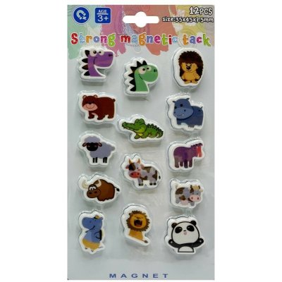 pkstar.cz Dekorační magnety - zvířátka - 14 ks - PK19-71 – Zbozi.Blesk.cz