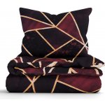 MKLuzkoviny.cz bavlna povlečení Renforcé Marco vínové 140x200 70x90 – Zboží Dáma