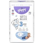 Bella Baby Happy Soft&Delicate 3 Midi 5–9 kg 70 ks – Hledejceny.cz