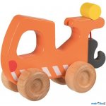 Goki Auto Odtahový vůz dřevěné – Sleviste.cz