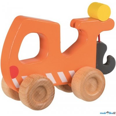 Goki Auto Odtahový vůz dřevěné – Sleviste.cz
