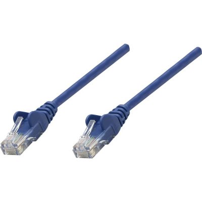 Intellinet 325936 Patch, Cat5e UTP, 10m, modrý – Zboží Mobilmania