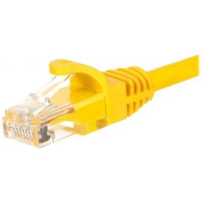 Netrack BZPAT15UY patch, RJ45 snagless boot Cat 5e UTP, 15m, žlutý