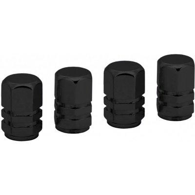 Amio Krytky na ventilky, černé, 4 ks - | Zboží Auto