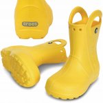 Crocs Handle It Rain Boot Kids Yellow – Zboží Mobilmania