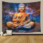 Psychedelická tapiserie Mandala 200 x 150 cm – Hledejceny.cz