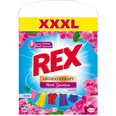 Rex prací prášek Aromatherapy Orchid Color 66 PD 3,96 kg – Zboží Mobilmania