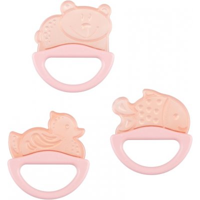 Canpol Babies chrastítko s kousátkem new růžová – Sleviste.cz