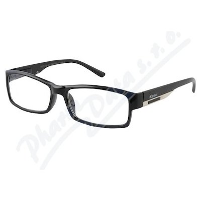 Brýle čtecí Flex UV400 černé s kov.doplňkem