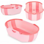 ECOTOYS Dětská cestovní vanička skládací růžová – Zboží Dáma