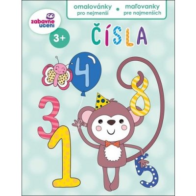 Omalovánky pro nejmenší Čísla – Zboží Mobilmania