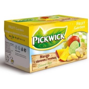 Pickwick Mango se zázvorem a limetkou ovocný čaj 20 x 2 g