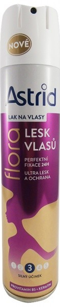 Astrid lak na vlasy pro lesk vlasů Flora 250 ml od 64 Kč - Heureka.cz