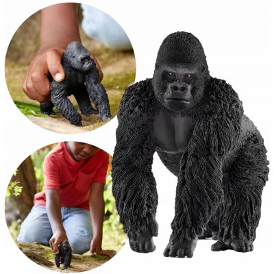 Schleich 14770 Male Gorilla – Zboží Mobilmania