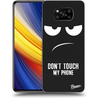 Pouzdro Picasee silikonové Xiaomi Poco X3 Pro - Don't Touch My Phone černé – Zboží Mobilmania