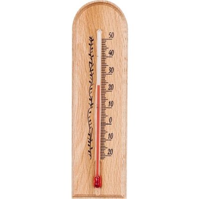 teploměr pokojový 15*4cm dřevo 1880140 – Zboží Mobilmania