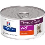 Hill's Prescription Diet y d Thyroid Care pro kočky 156 g – Hledejceny.cz