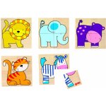 Goki První puzzle Divoká zvířátka 20 ks – Hledejceny.cz
