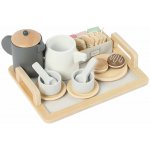 Kruzzel 26543 16dílná dřevěná čajová sada – Hledejceny.cz