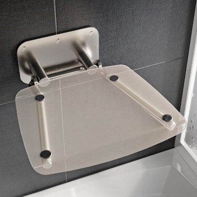 RAVAK Sedátko OVO-B II Clear/černá B8F0000059 – Zbozi.Blesk.cz