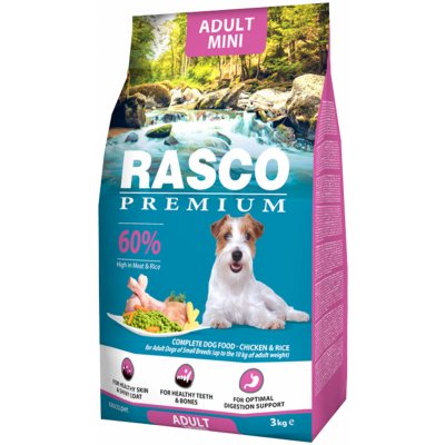 Rasco Premium Adult Small 3 kg – Zbozi.Blesk.cz