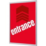 Jansen Display Set klaprámu A4, Vchod, červený, anglicky, 241 x 328 mm – Hledejceny.cz