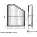 Vzduchový filtr BLUE PRINT ADBP220119 – Hledejceny.cz