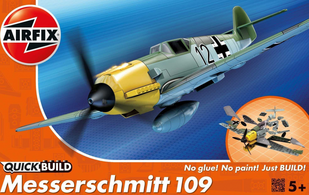 AIRFIX Quick Build letadlo J6001 Messerschmitt 109