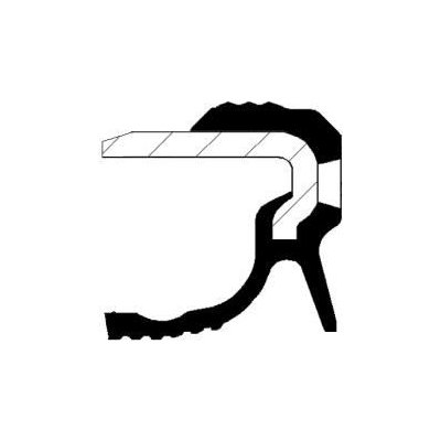 Těsnicí kroužek klikového hřídele CORTECO 19037092 – Zboží Mobilmania