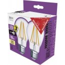 Emos LED žárovka Filament A60 E27 6,7W=60W teplá bílá Z74260.2 2 ks