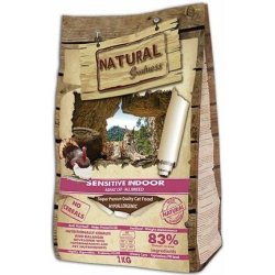 Natural Greatness Sensitive Indoor Cat Recipe kuře krůta 18 kg