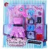 Výbavička pro panenky Rappa Obleček pro panenky s doplňky růžové