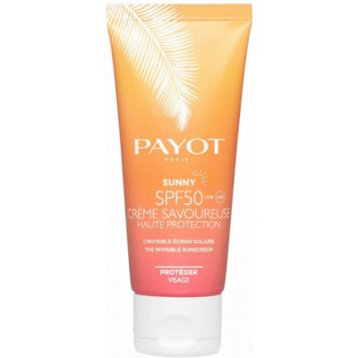 Payot Sunny Creme Savoureuse SPF50 neviditelný opalovací krém vysoká ochrana obličeje 50 ml