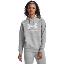 UNDER ARMOUR Rival Fleece Big Logo Hdy, Mod Gray Light Heather / White