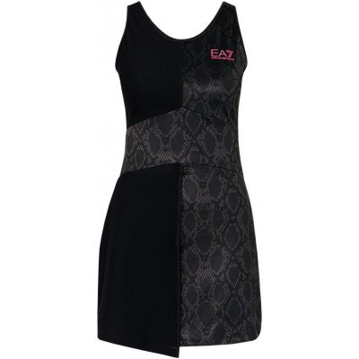 EA7 Woman Jersey Dress black python