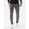 Pánské džíny Ombre Clothing pánské jogger kalhoty Evalp P1056 černá