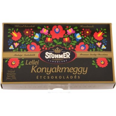Višně s koňakem v hořké čokoládě 163 g – Hledejceny.cz