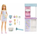 Barbie Prodavačka zmrzliny blondýnka herní set – Zbozi.Blesk.cz