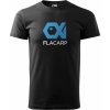 Rybářské tričko, svetr, mikina FLACARP triko černé s barevným potiskem